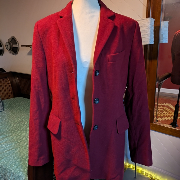 Women's Red Blazer - Picture 2 of 16
